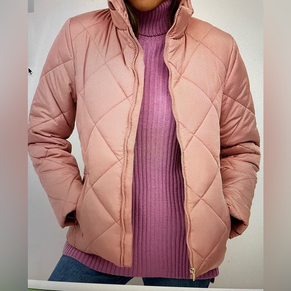 Diamond-Quilted Puffer Jacket NWOT - Picture 6 of 8